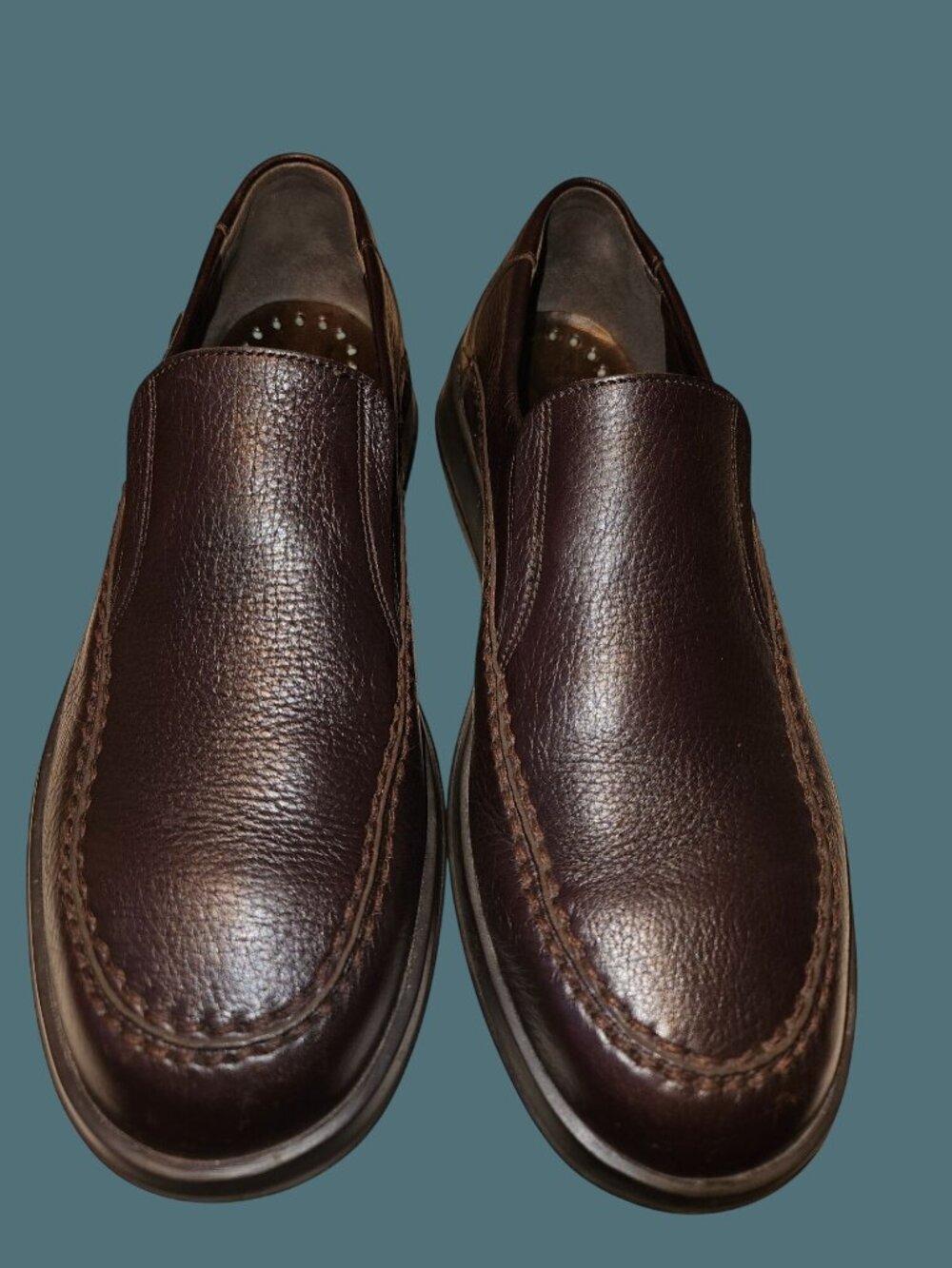 Mephisto Leather Air Jet Slip On Comfy Casual Loafer Shoes Men Size 9